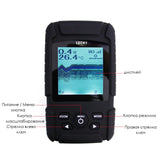 Ff-718Liw_Ru Rechargeable Wireless Fish Finder 40M Depth&180M Operational Range Russian Ver