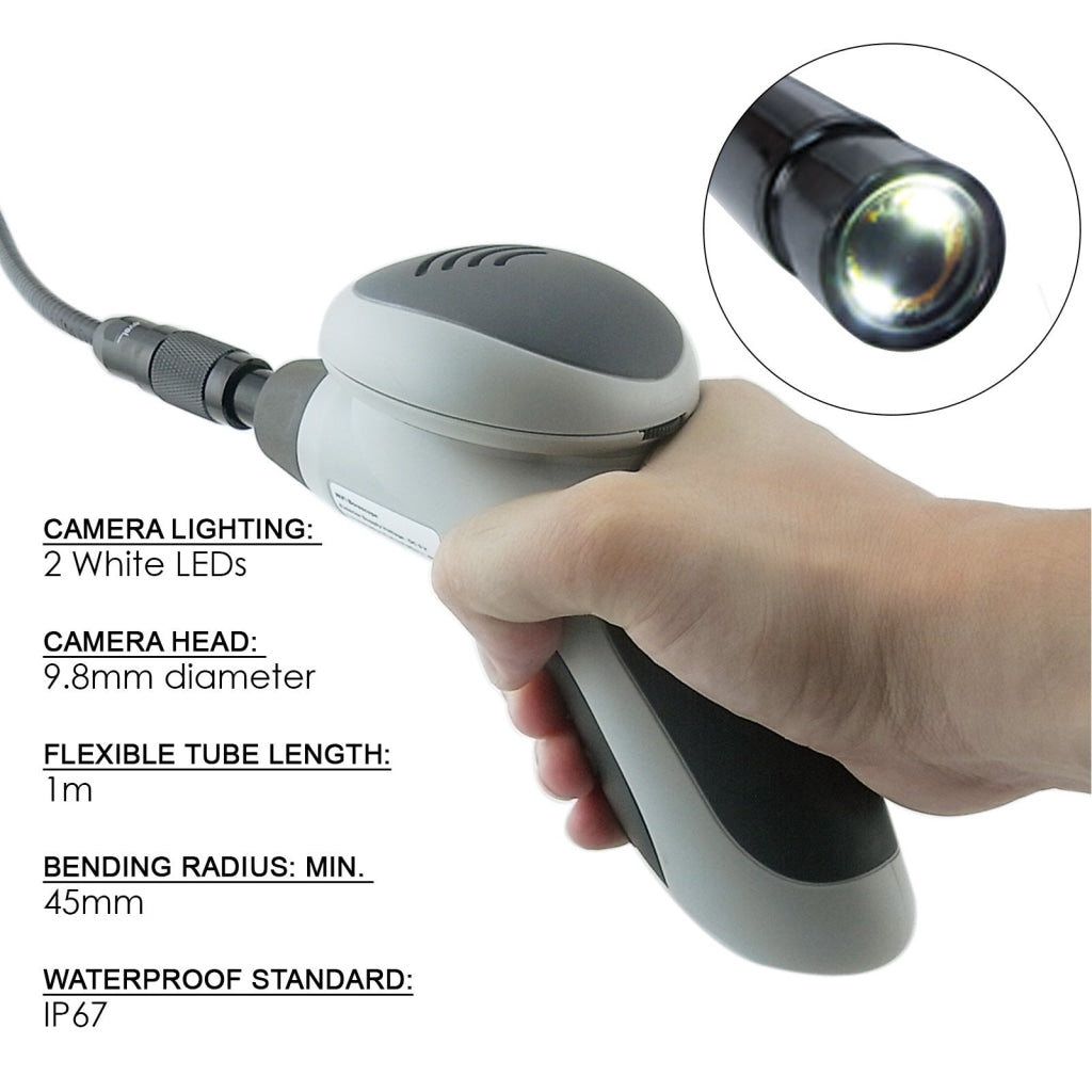 T013003Wx Wifi Android Iphone Endoscope Borescope 9.8Mm Camera 1M Cable Inspection