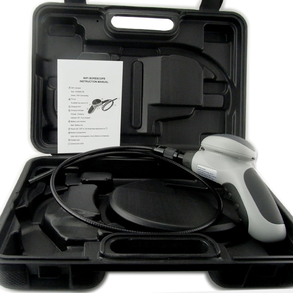 T013003Wx Wifi Android Iphone Endoscope Borescope 9.8Mm Camera 1M Cable Inspection