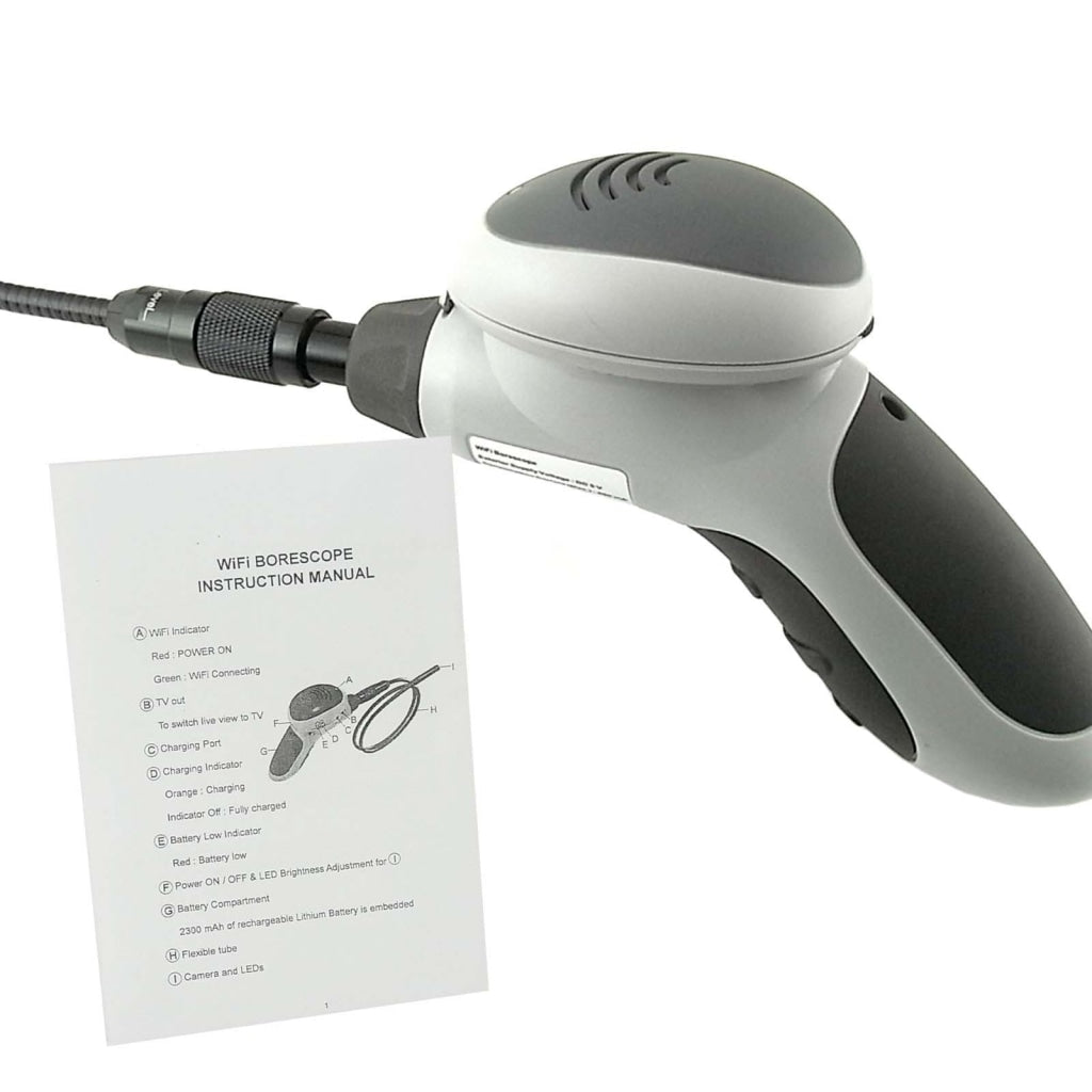 T013003Wx Wifi Android Iphone Endoscope Borescope 9.8Mm Camera 1M Cable Inspection