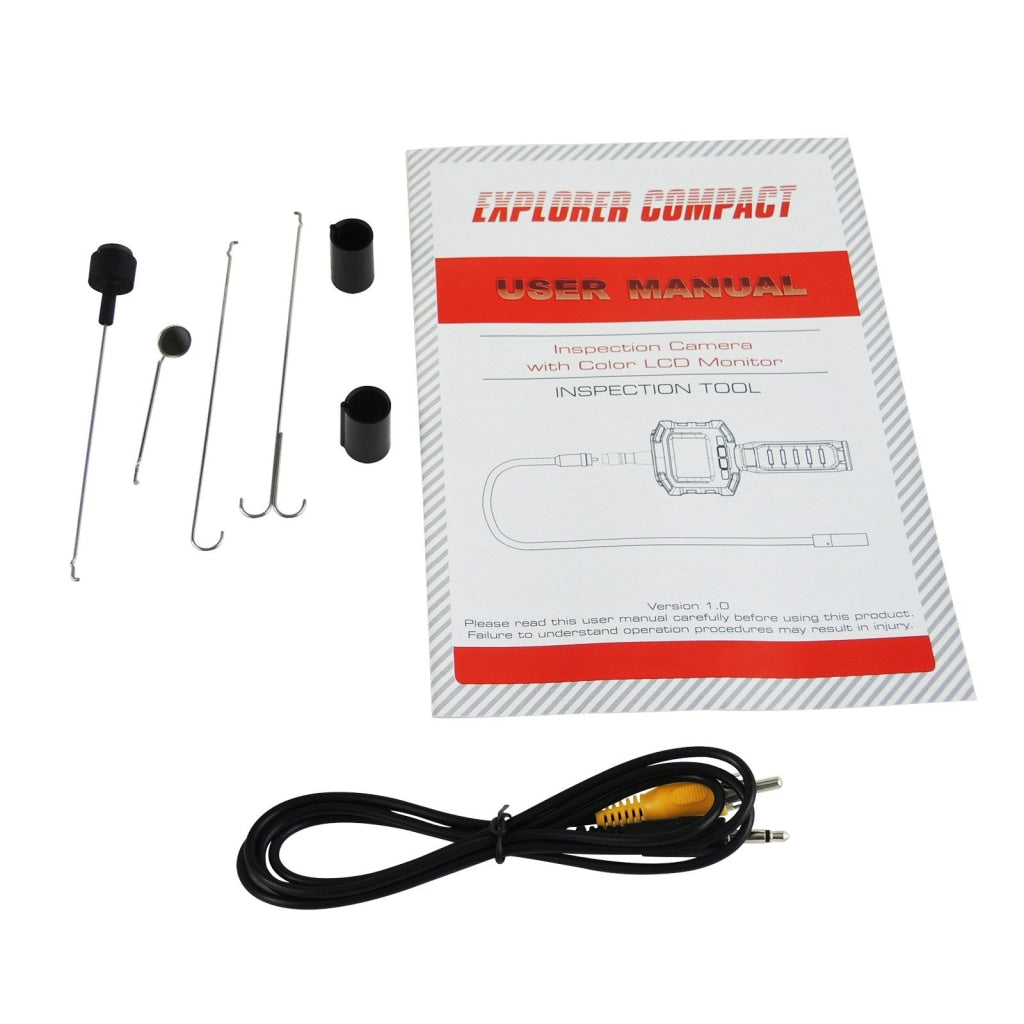 Vid-10 Industrial 2.31 Tft Lcd 8Mm Camera Borescope Endoscope 4 Led Lights Inspection