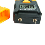 DM1100 3-in-1 Digital 2 Pin Wood Building Hard Material Moisture Meter Temperature °C / °F Measure - Gain Express