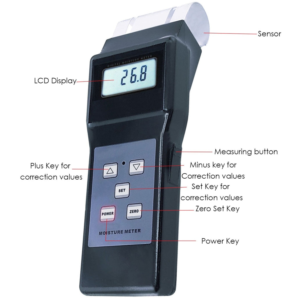 Gain Express MC-7812 Digital Inductive Wood Moisture Meter No destruction