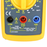 E04-009 Digital Multimeter 1999 Counts Acv Dcv Dc Current Diode Battery Tester Meter Lcd Display Ce