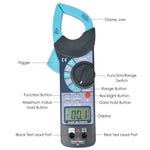 E04-014 Digital Clamp Meter Dc Ac Audible Continuity Tester Ce Marking Reading 1999 Lcd Backlight