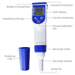M0199720 6-In-1 Water Tester Combo Pen Ph Orp Ec Tds Salinity & Temperature Quality Meters