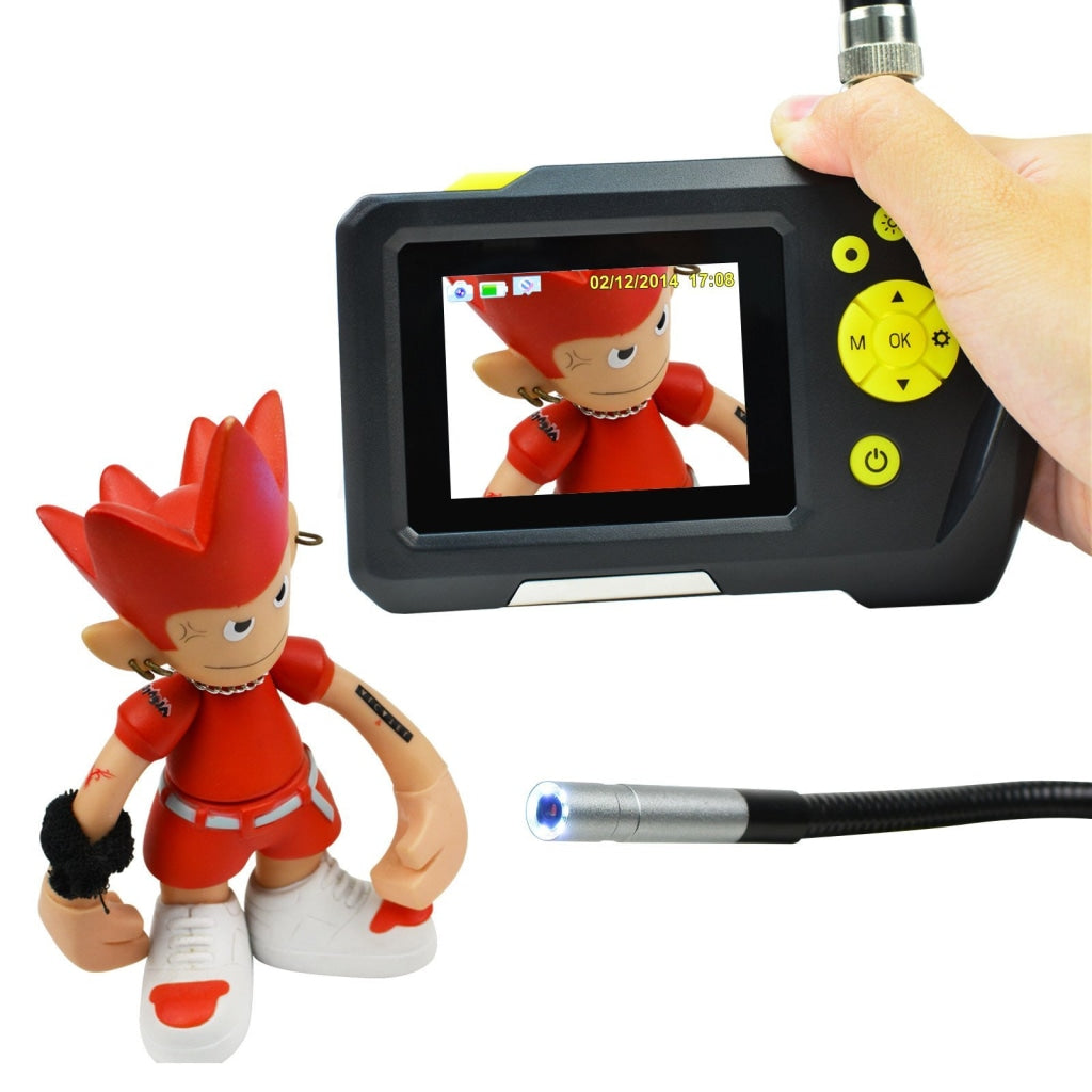 End-23_8.2Mm_3M Waterproof Endoscope Digital Inspection Camera Borescope 8.2Mm 2.7 Inch Screen