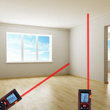 X01Rz-E60 Digital 60 Meter Laser Distance Area Volume Pythagorean W/ Spirit Level Industrial Use