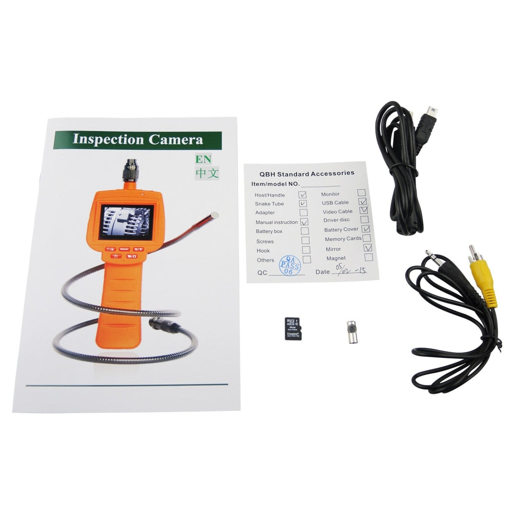 Vid-71R-5.5-2M 5.5Mm Camera 2M Cable Recordable Video Inspection 2.4 Hd Endoscope Snakescope
