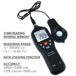 Lux-29 Digital Light Lux Meter With Data Logging Measurement Range 0 To 200 Auto Ranging Instrument