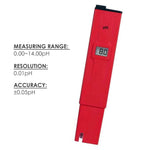 Ph-014 Digital Pen Type Ph Meter 0-14Ph Atc Meters