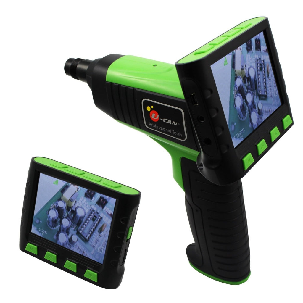 Vid-12_2M Wireless 3.5 Lcd Inspection Camera Endoscope Borescope + 2 Meter Cable