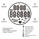 Hrm-001 Heart Rate Monitor Pedometer Calories Count Exercises Sports Watch Sleep Indicator 40~240Bpm