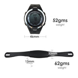 Hrm-001 Heart Rate Monitor Pedometer Calories Count Exercises Sports Watch Sleep Indicator 40~240Bpm