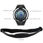 Hrm-001 Heart Rate Monitor Pedometer Calories Count Exercises Sports Watch Sleep Indicator 40~240Bpm