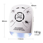 AR-131_US Ultrasonic Plug-in Pest Control Repeller Electronic Insects Repellent, Pet Kids Safe, Mosquito Cockroach Spider Bugs etc - Gain Express