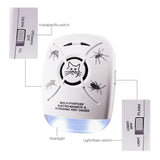 AR-131_EU Ultrasonic Plug-in Pest Control Repeller Electronic Insects Repellent, Pet Kids Safe, Mosquito Cockroach Spider Bugs etc - Gain Express