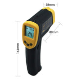 Ir-600 Digital Industrial Infrared Thermometer -32~400°C (-26~752°F) 12:1 Laser Ir Gun Non-Contact