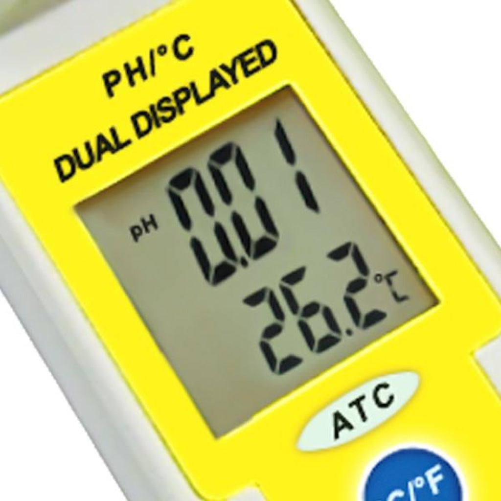 Ph-035 Waterproof Digital Ph And Temperature Meter °C / °F 0.00~14.00 Range With 2-Liner Display